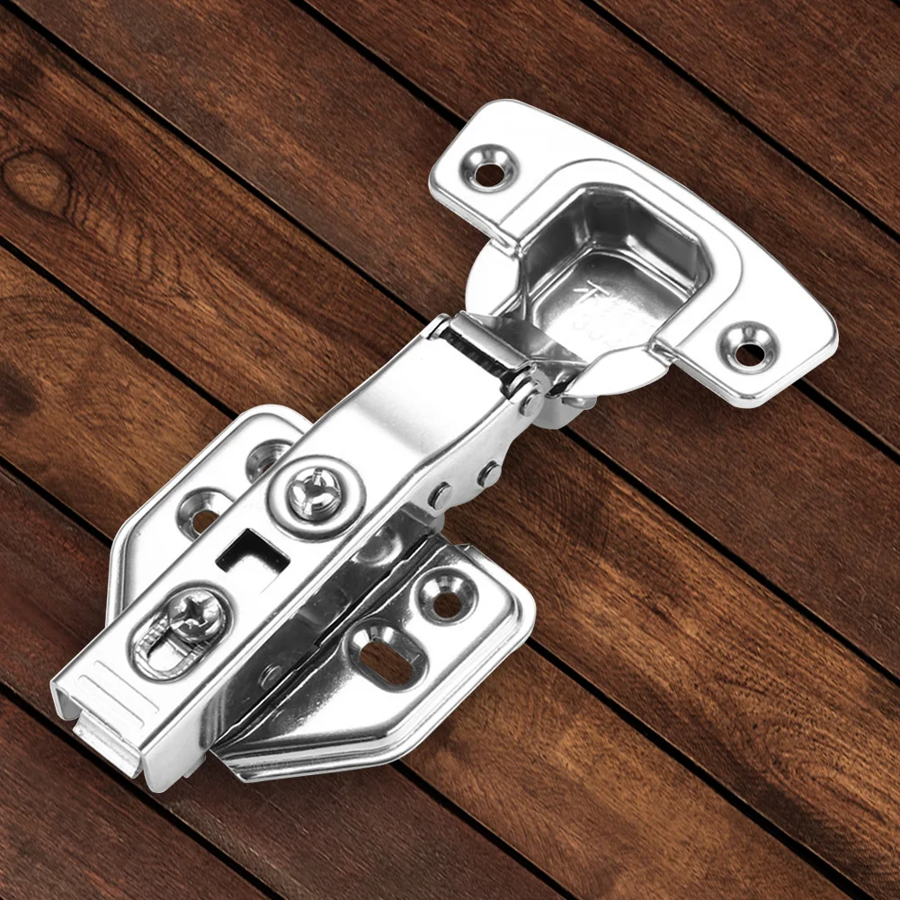 Петли для шкафа из нержавеющей стали 4 шт. Буфер Заслонки мягкое закрытие