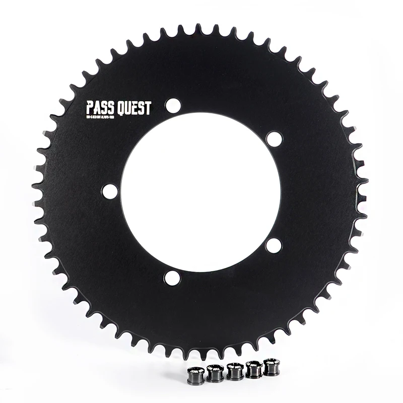 Круглая Звездочка с замкнутыми дисками PASS QUEST 130BCD на 5 лап для шоссейного