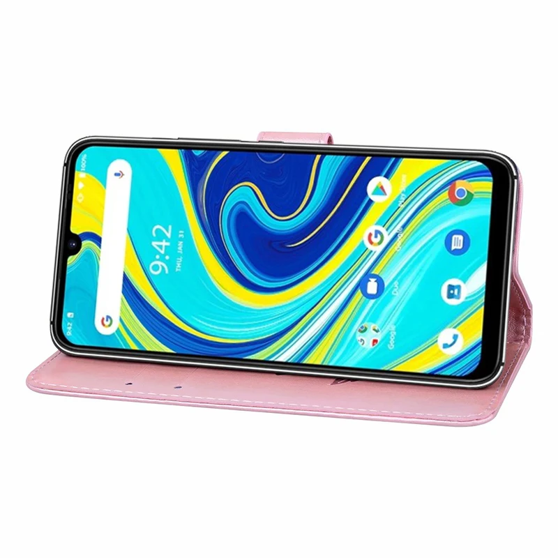 2020 new embossed rose flower women wallet case for umidigi a7 pro flip case cover for umi umidigi a7 pro 6 3 a7pro phone cases free global shipping