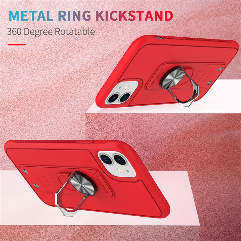 

Wristband holder mobile phone case for iPhone 11 12 Pro Max mini SE 2020 X XR XS Max 7 8 Plus anti-fall protective cover