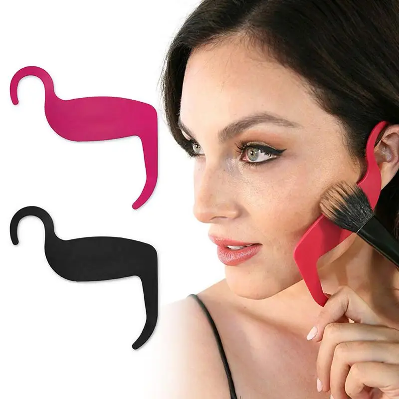 

1 шт. карточка для подводки для глаз шаблон для контура макияжа карандаш для бровей Макияж щеки носа Инструменты для укладки контура макияжа