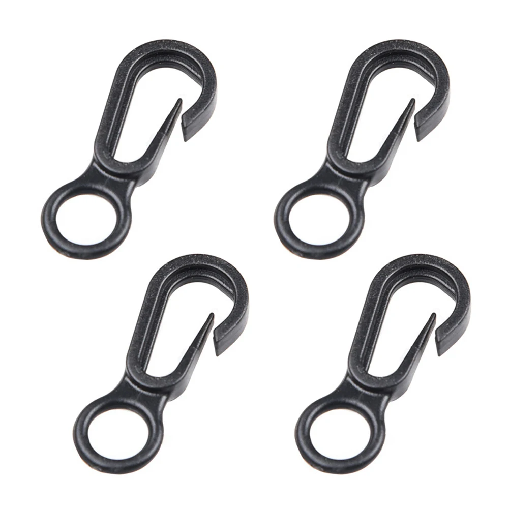 

4PCS Outdoor Hiking Camping Tent Ground Nail Beach Aluminum Windproof U-shaped Nail Snow Mud Tent Nail with Plastic Hook Wind Ro