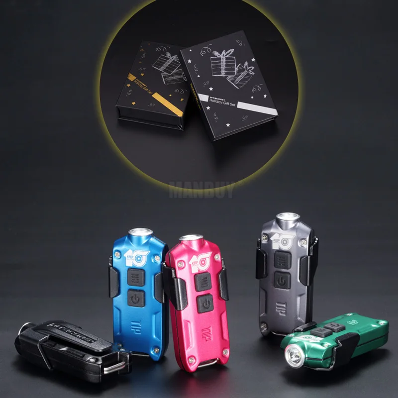 Распродажа! NITECORE 10 й праздничный подарочный набор TIPCRI металлическая микро USB