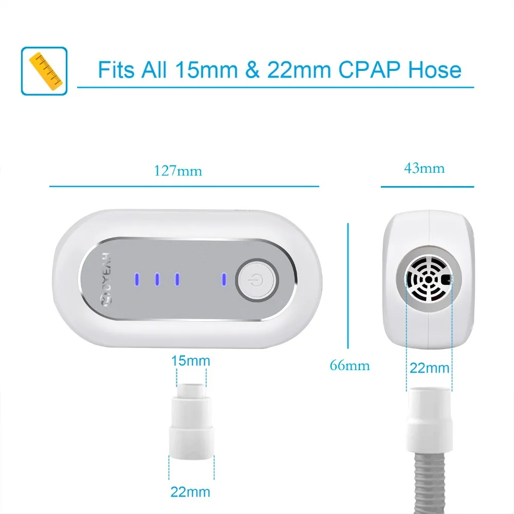 MOYEAH Cpap очиститель дезинфицирующее средство | сипап apap Bipap машина дезинфектор стерилизатор чистящий набор для респирационной трубки и маски