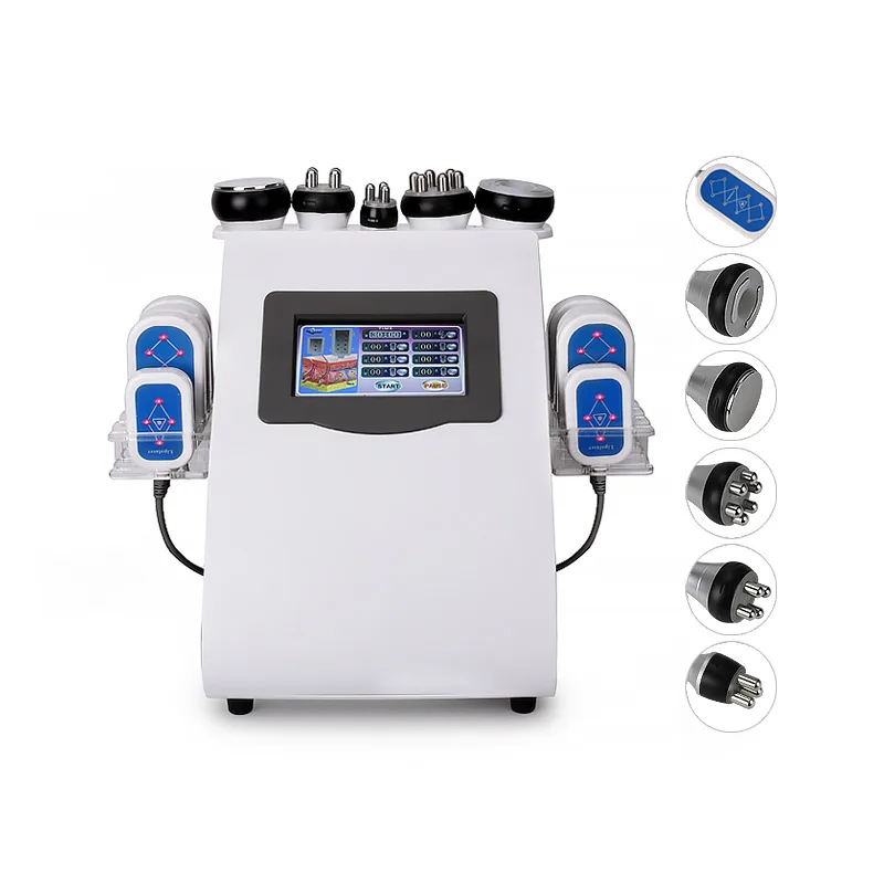 2020 фотоаппарат для салона красоты 6 в 1 RF кавитационный жир 40K LIPO вакуумный аппарат