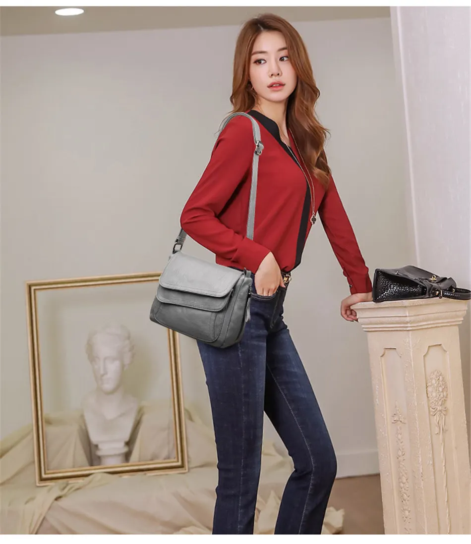 woman bag bolsas feminina Women Leather Messenger Bag Designer Shoulder Bag High Quality Crossbody Bags sac main femme handbag