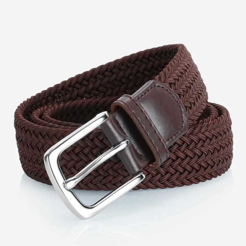 

Belt Men's Leather Automatic Buckle Belts For Young People Simple High-end Leather Pants Belts For Men And Women PD80