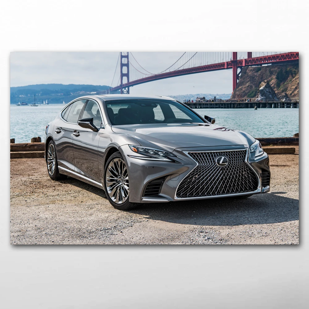 

Постеры и принты Lexus LS500, обои с изображением спортивного автомобиля, суперкара, холст, настенные картины для декора гостиной