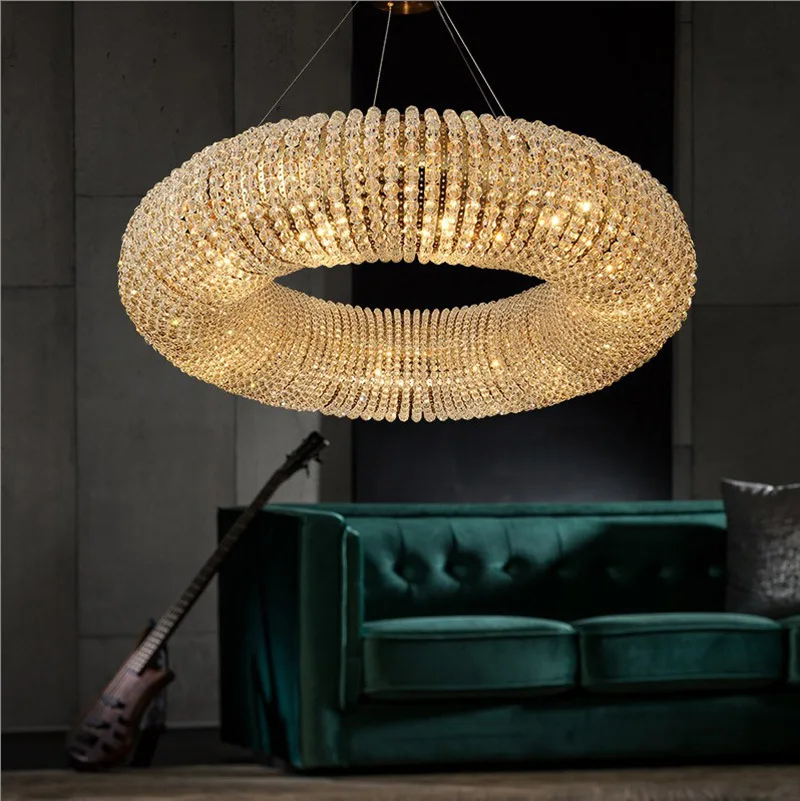 

Phube Lighting LED K9 Crystal Chandelier Lustre Modern Chandeliers Light Lighting Living Room Chandeliers Free Shipping