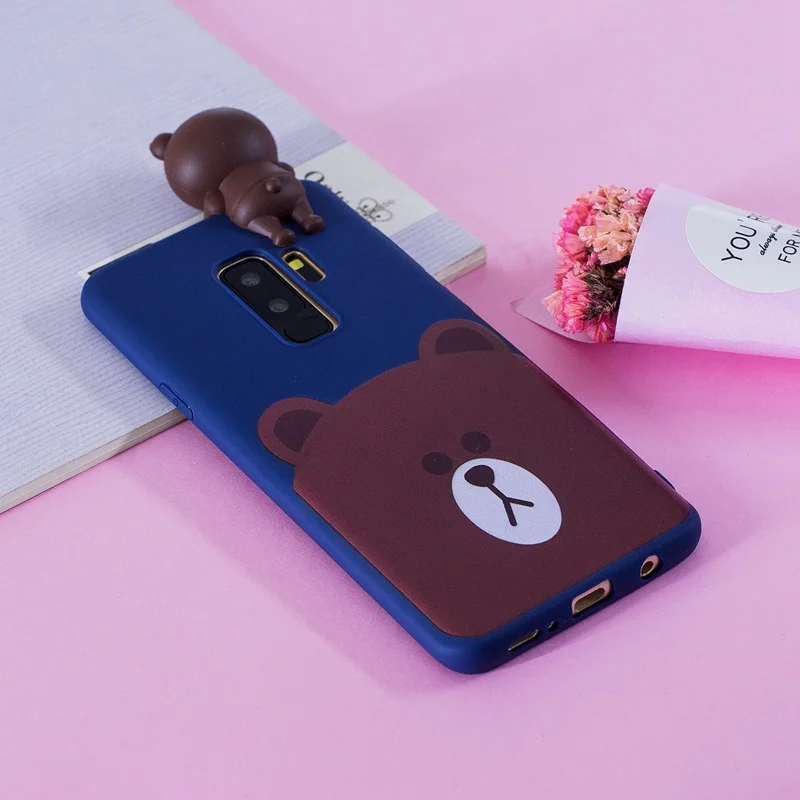 Для samsung S10 чехол Plus Lite S10e 3D игрушки панда кошка мультфильм для S9 S8 силиконовый S7 Edge