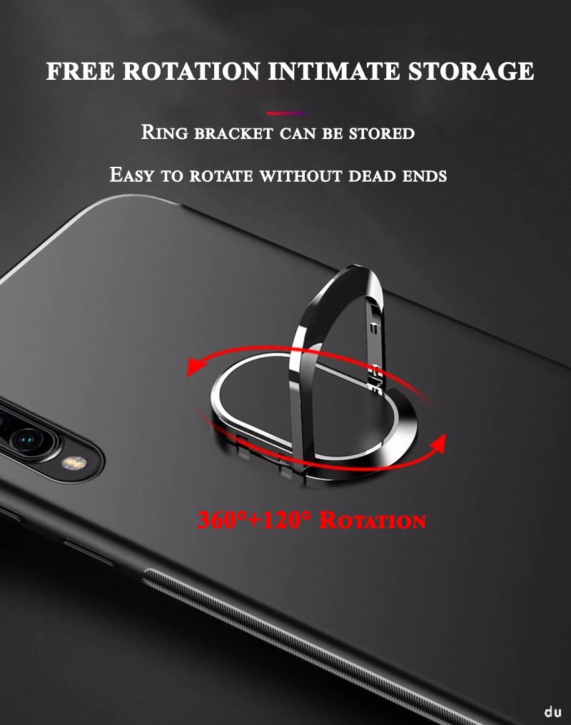 Силиконовый чехол Tsimak для Xiaomi mi 9 SE mi 8 mi 6 Red mi Note 7 Pro GO Cover 360 Автомобильный держатель с кольцом на палец противоударный чехол для задней панели телефона