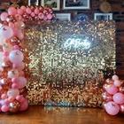 30x30 см 3D настенные квадратные наклейки с блестками 3D настенные панели Золотые Зеркальные Блестки Свадебный на день рождения праздничный обувь для украшения вечеринки