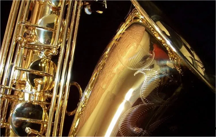 Высококачественный латунный золотой лак для саксофона Bb Tune Tenor Western Play