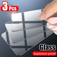 3pcs full cover tempered glass for iphone 11 pro x xr xs max 12 pro max mini screen protector for iphone 6 7 8 plus glass film