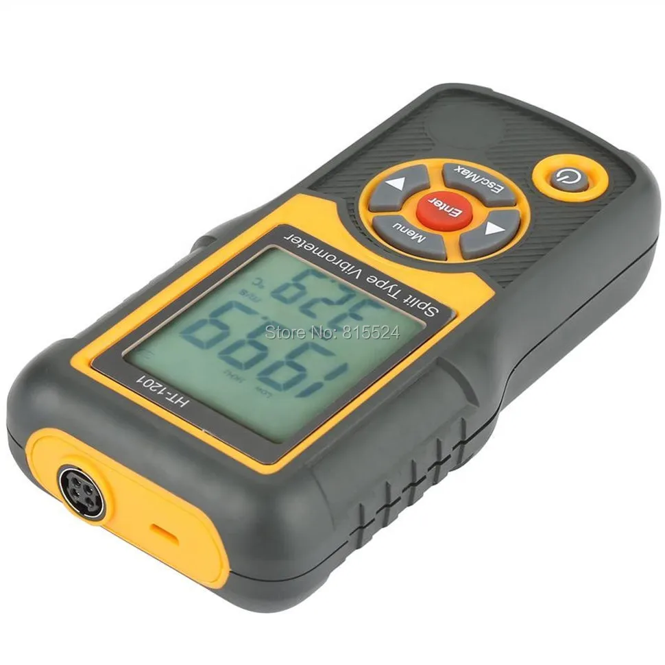 HT-1201 датчик ускорения анализатор вибрации тестер скорость для измерения