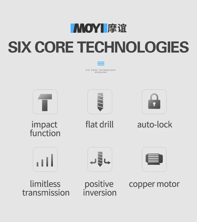 Moyi 220V ударная электрическая дрель Бытовая многофункциональная электрическая дрель высокомощная дрель с регулируемой скоростью