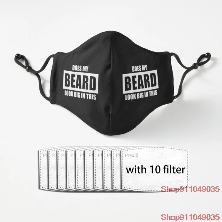 Смотрятся ли моя борода в этой забавной мужской маске для бороды и взрослых