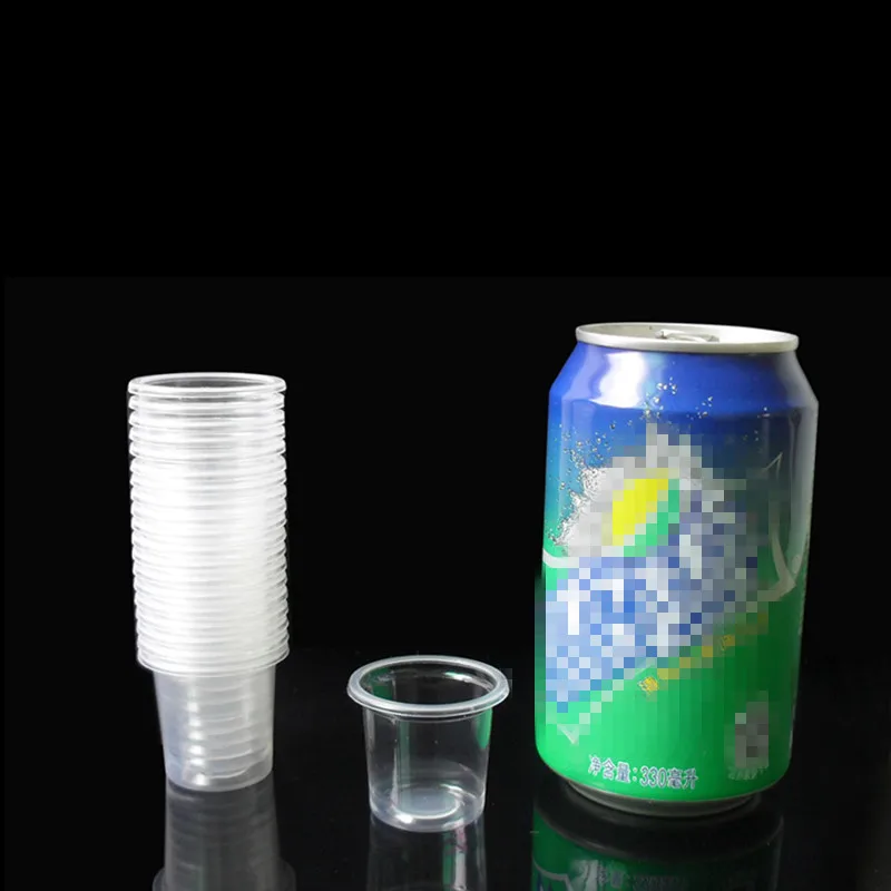 200 шт. высококачественные одноразовые пластиковые стаканы для напитков 0 6 унции 20