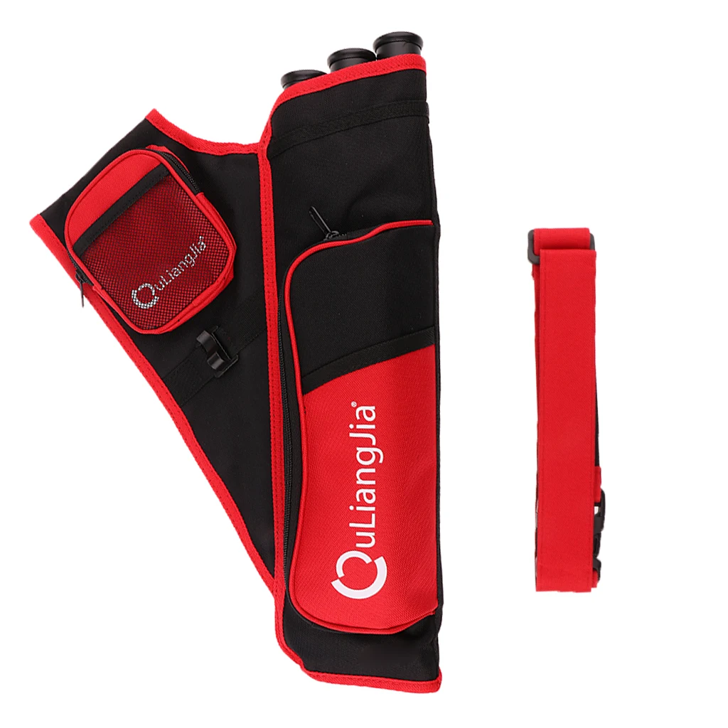 Премиум три трубы стрельба из лука стрела Хип колчан держатель сумка с