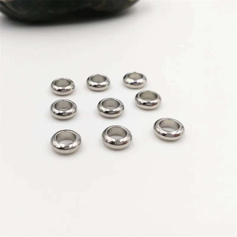 100 шт. круглые кольца из нержавеющей стали|Ювелирная фурнитура и компоненты| |