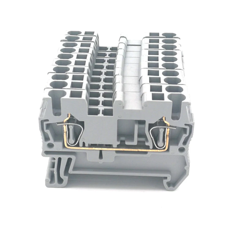 5 шт. Пружинные клеммные колодки ST-4 Morsettiera Din Rail безвинтовое Тип Терминалы Блок
