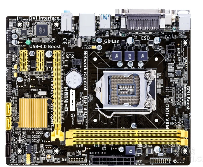 

H81M-D материнская плата LGA 1150 DDR3 для 22 нм процессора USB2.0 USB 2.0 16GB H81 оригинальные Материнские платы
