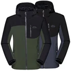 Водонепроницаемая куртка Softshell, ветровка для активного отдыха, кемпинга, походов, альпинизма, треккинга, пальто, Осенние флисовые теплые куртки для рыбалки