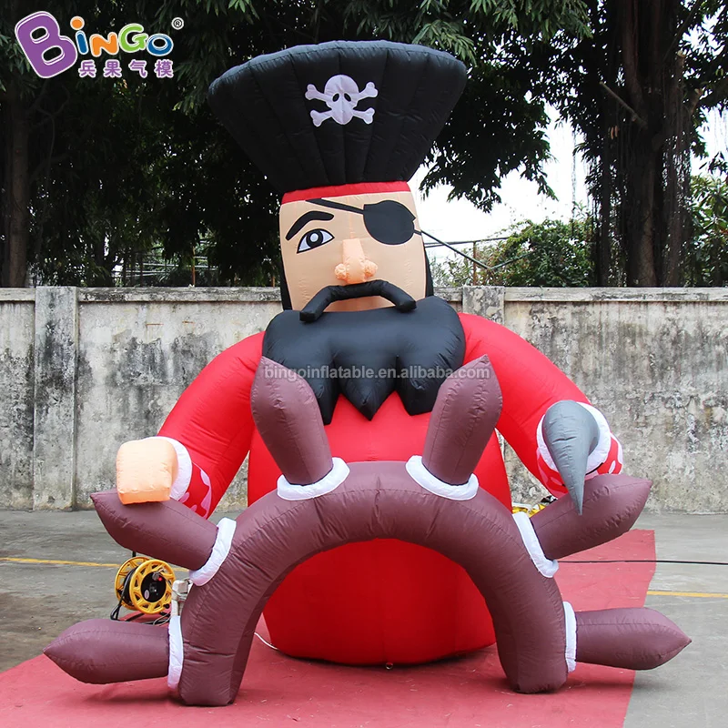 

Custom made 3m height inflatable pirate figure / 10 feet big pirate inflatables for decoration toys