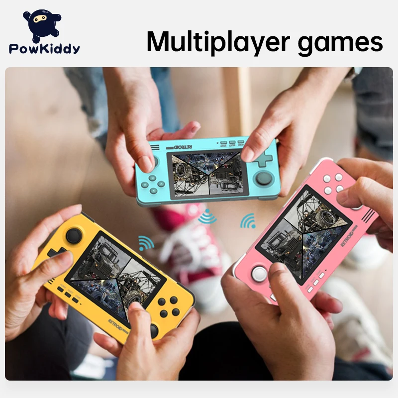 3 5 дюймовый Ips экран Android и Pandora двойная система переключения 3D игры Powkiddy ретроid