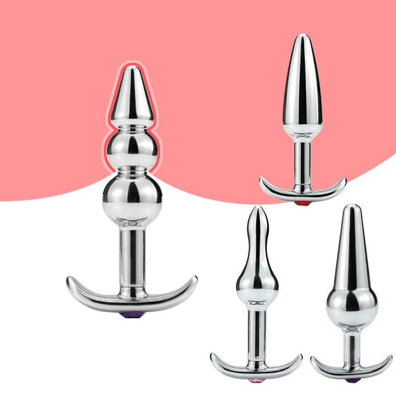 Взрослые игры Анальная пробка эротические игрушки Нержавеющая сталь Ювелирные