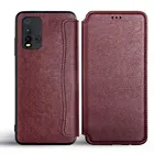 Кожаный чехол для Xiaomi Redmi 9T, деловой ударопрочный чехол без магнитного слота для карты, флип-чехол для Xiaomi Redmi 9T, чехол, coque