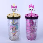 Куклы-сюрпризы Lol, мультяшная Милая чашка, кукла в стиле аниме, Лолита, пластиковая бутылка для воды с соломинкой, подарок девушке O.m.g, кукла-сюрприз Lol