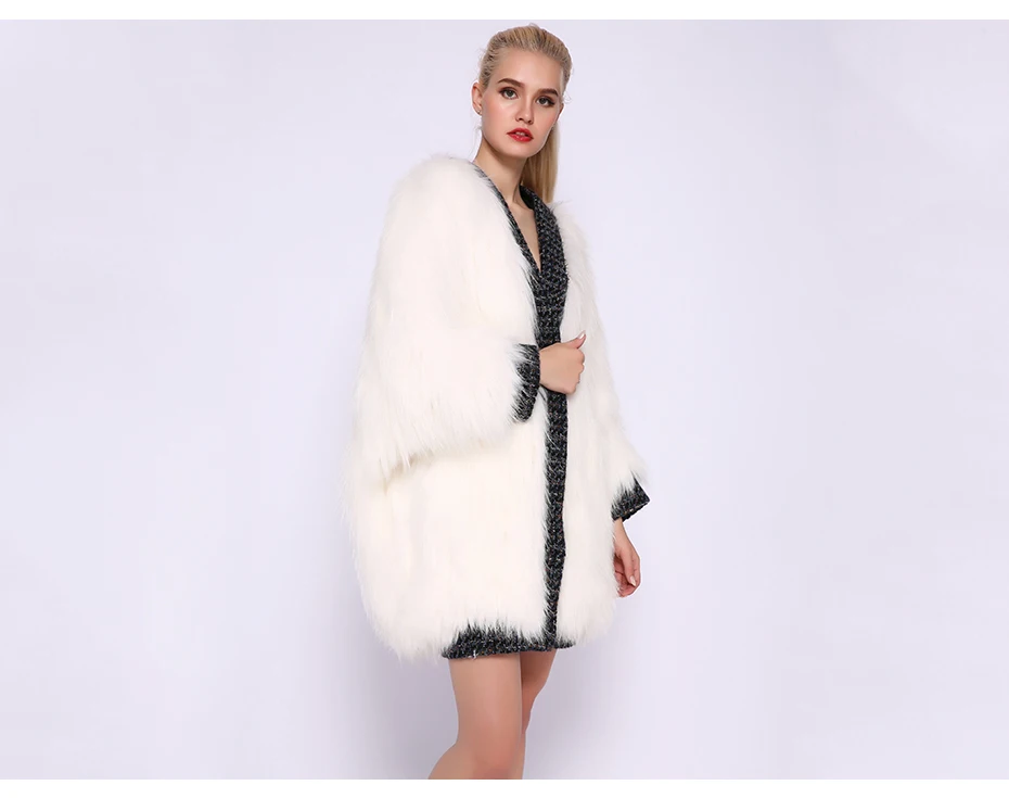 JEPLUDA Luxury высокое качество женская куртка из натурального меха лиса свободная стиль без размера мягкая удобная пальто из натурального меха лисица вязаное Plus Size шуба натуральный мех лисы