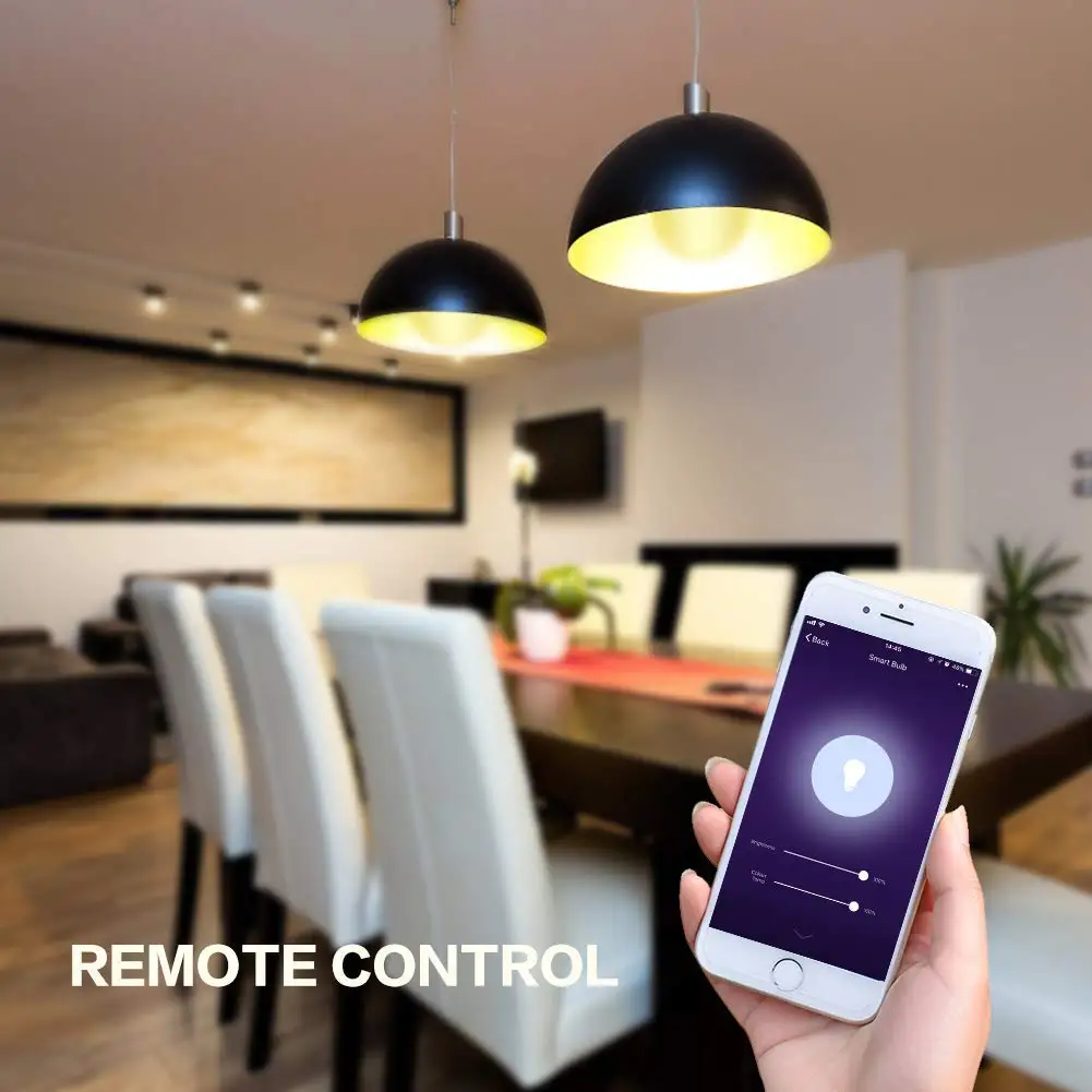 E14 7 Вт умный WiFi светодиодный светильник лампа с регулируемой яркостью RGB Теплый