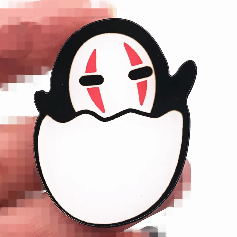 1 шт. акриловая брошь-значки на рюкзак с рисунком аниме без лица для мужчин