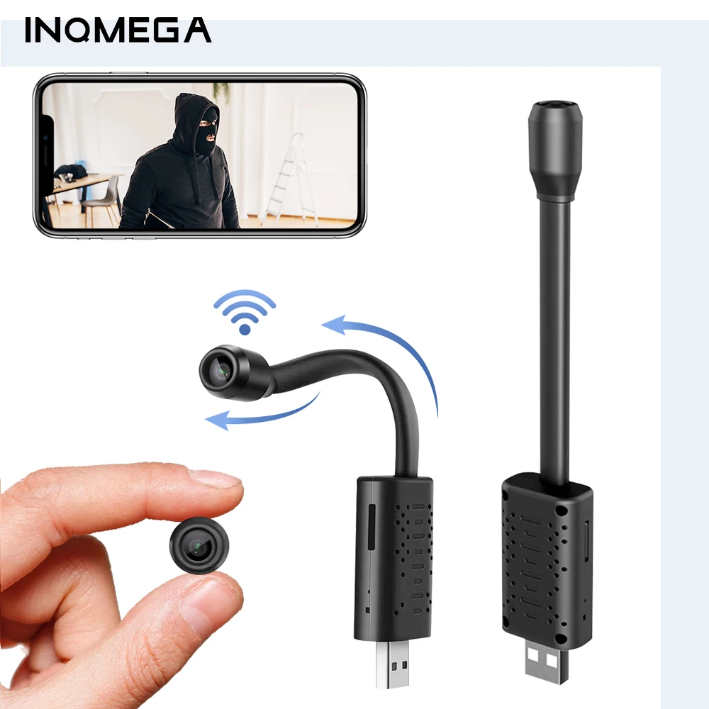 INQMEGA 1080P Веб камера с микрофоном вращающаяся на ПК Настольная веб AI функция
