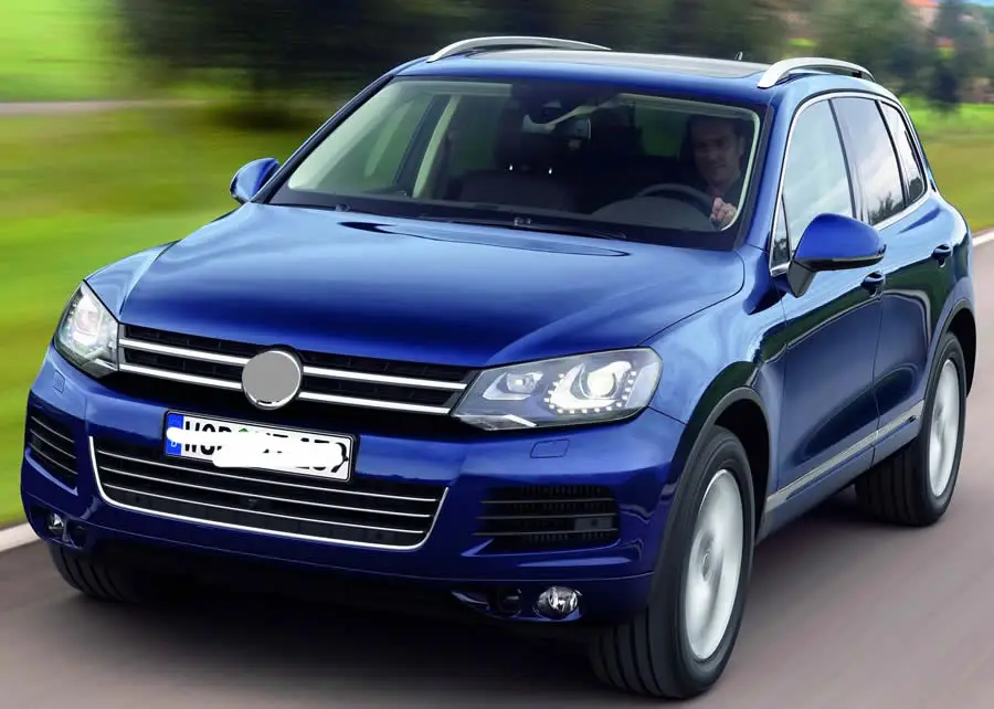 Для Volkswagen VW Touareg 2011- Фары абажуры фары крышка объектива Стекло фары прозрачный абажур