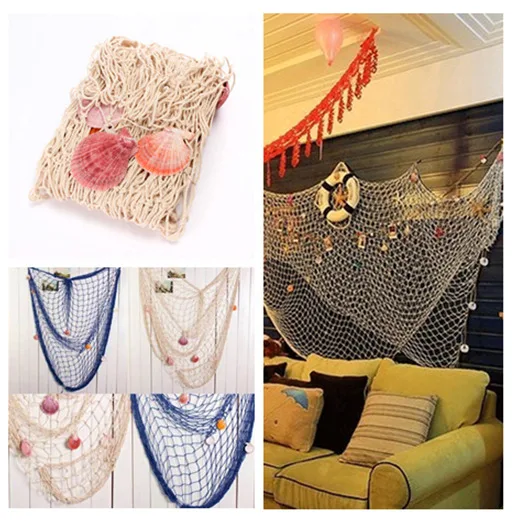 Рыболовная сеть морская раковина звезда подвесная стена для дома тематический