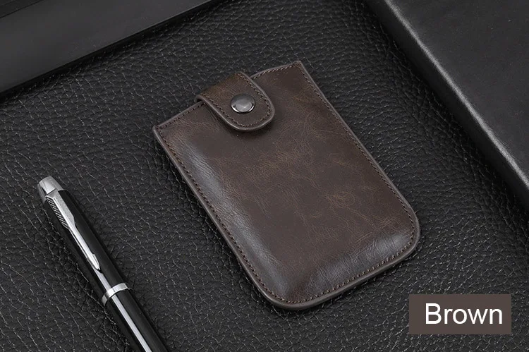 DIENQI Rfid Блокировка Анти-магнитный держатель для карт кошелек кожаный винтажный бизнес-держатель для банковской Кредитной Карты Чехол тонкий держатель для карт чехол
