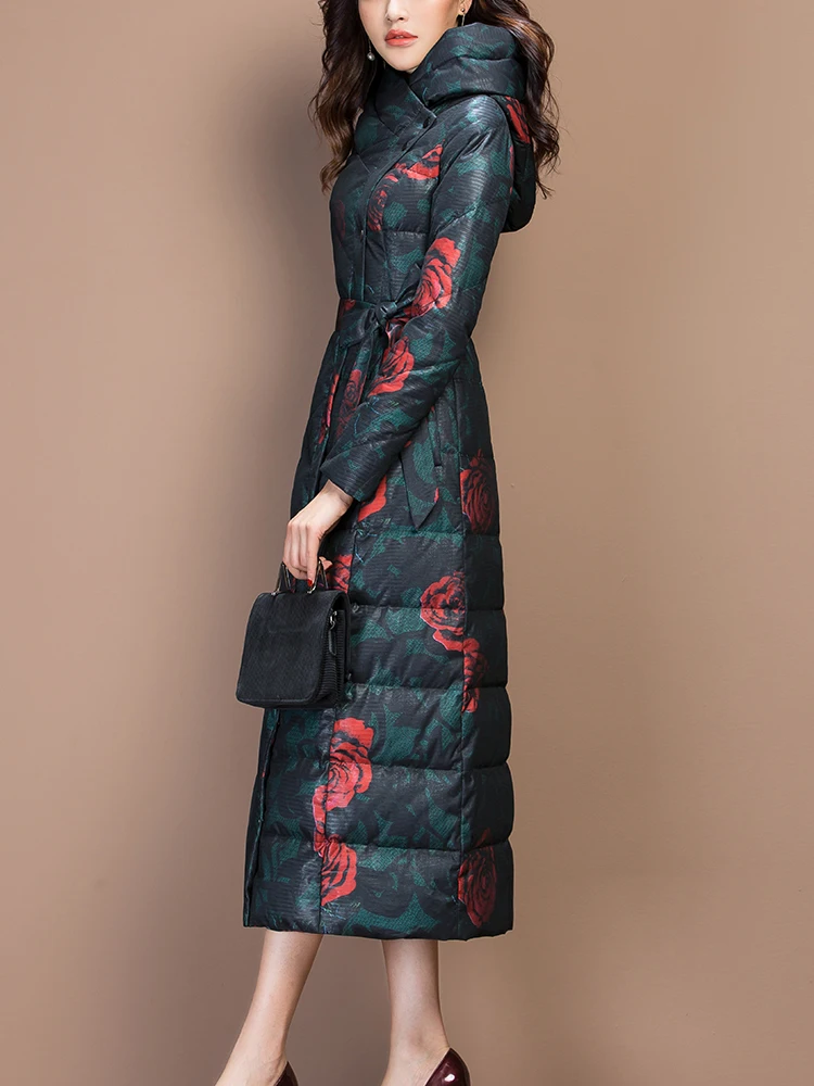 KMETRAM женский пуховик Зимнее пальто женская одежда 2020 модная винтажная длинная