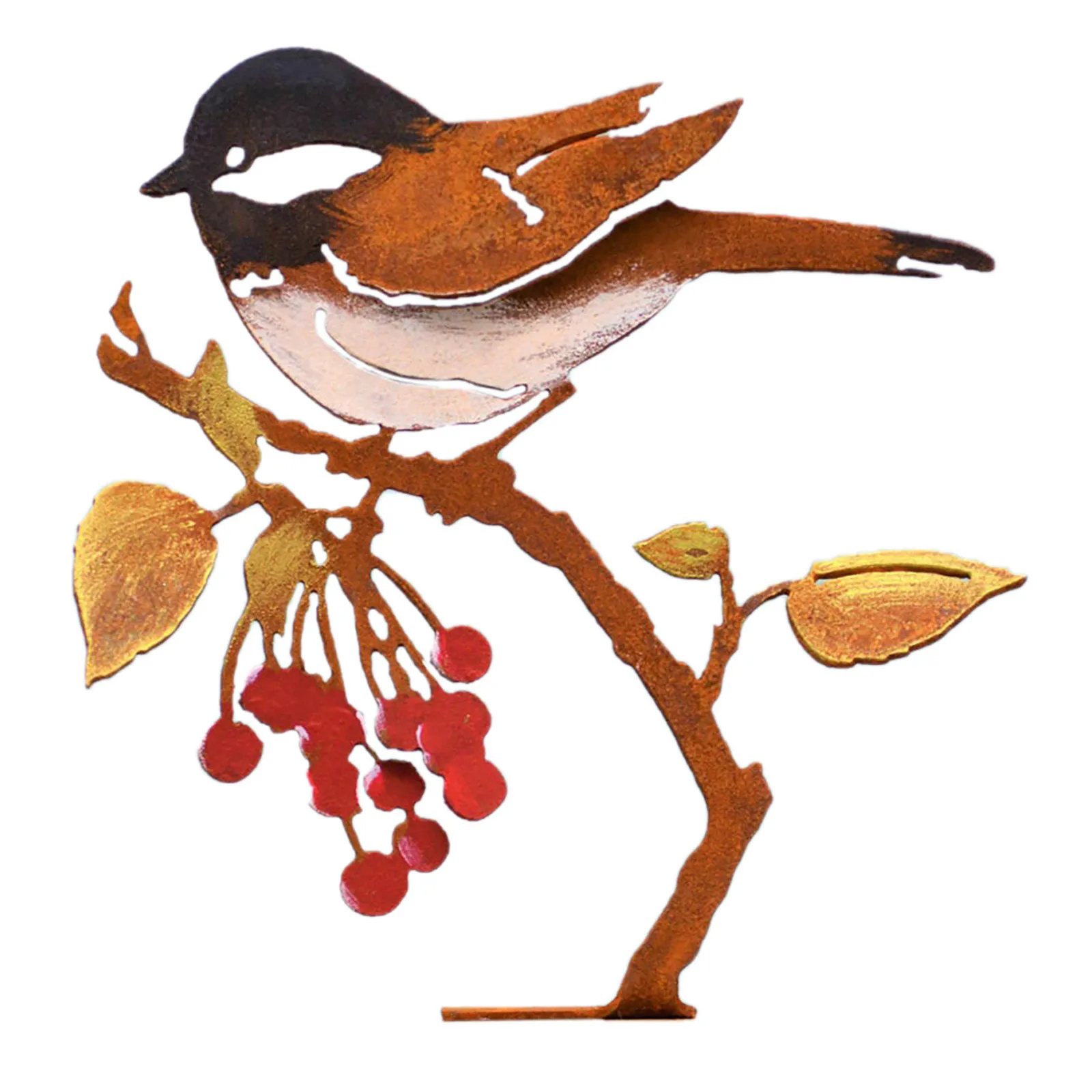 Садовые металлические украшения ручной росписи цветущие для сада домашнее