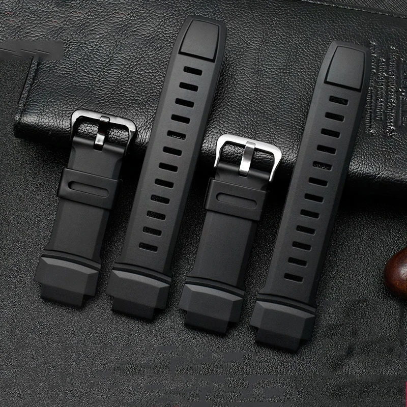 High Quality 18mm Replacement Wristband For Casio PRG-260/550/250/PRG500 PRW-3500/2500/5100 Elastic Waterproof Silicone Strap