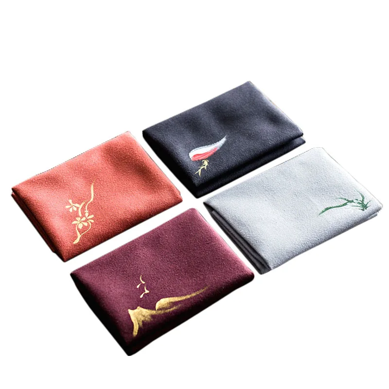 Столовые Салфетки винтажные замшевые конопляные чайные салфетки обеденное