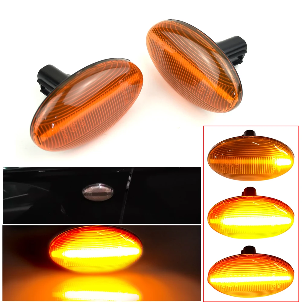 

Flashing Dynamic Led Side Marker Turn Signal Light For Subaru Liberty 2000-2003 Forester Impreza WRX STI GDA GDB 2002-2007