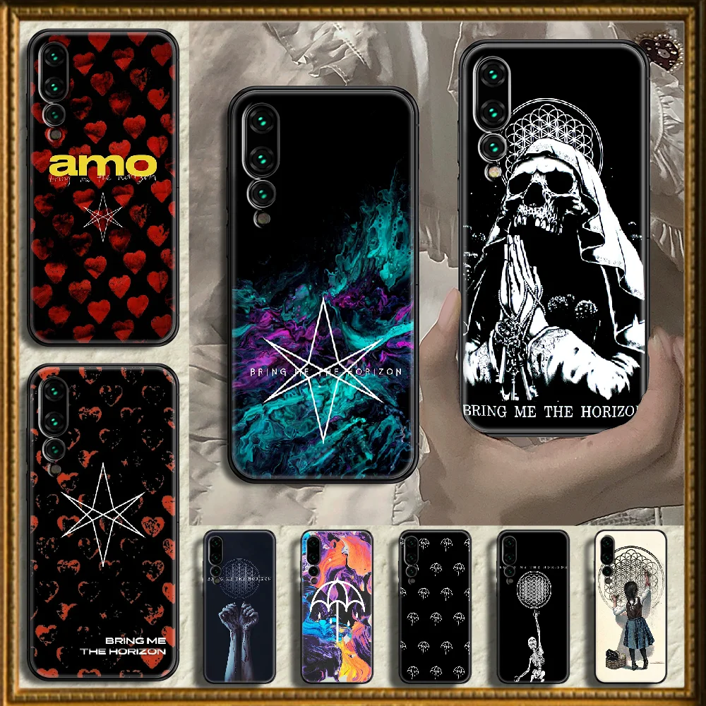 Чехол Bring Me the Horizon BMTH для телефона Huawei P Mate P10 P20 P30 P40 10 20 Smart Z Pro Lite 2019 черный мягкий