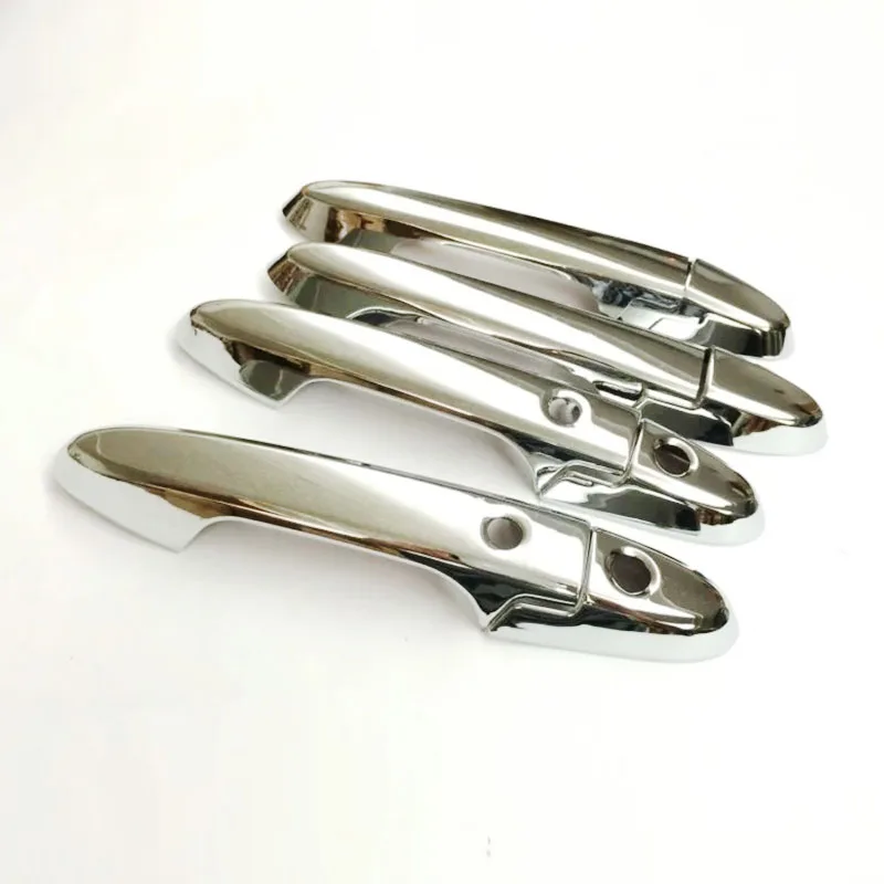 

ABS Chrome Car door protector intelligent Handle Decoration Cover Trim For Honda City Sedan 2014 2015 2016 car Styling 8pcs