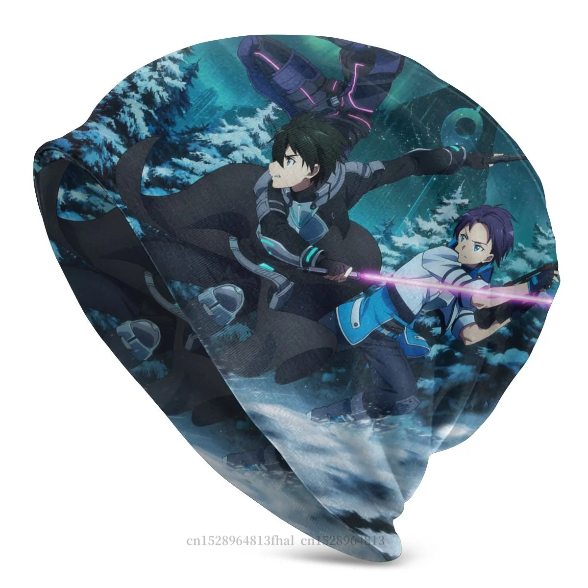 

Alluring Woman Bonnet Homme Knitted Hat Sword Art Online Kirigaya Kazuto Juvenile Anime Skullies Beanies Caps Novelty Cotton Hat