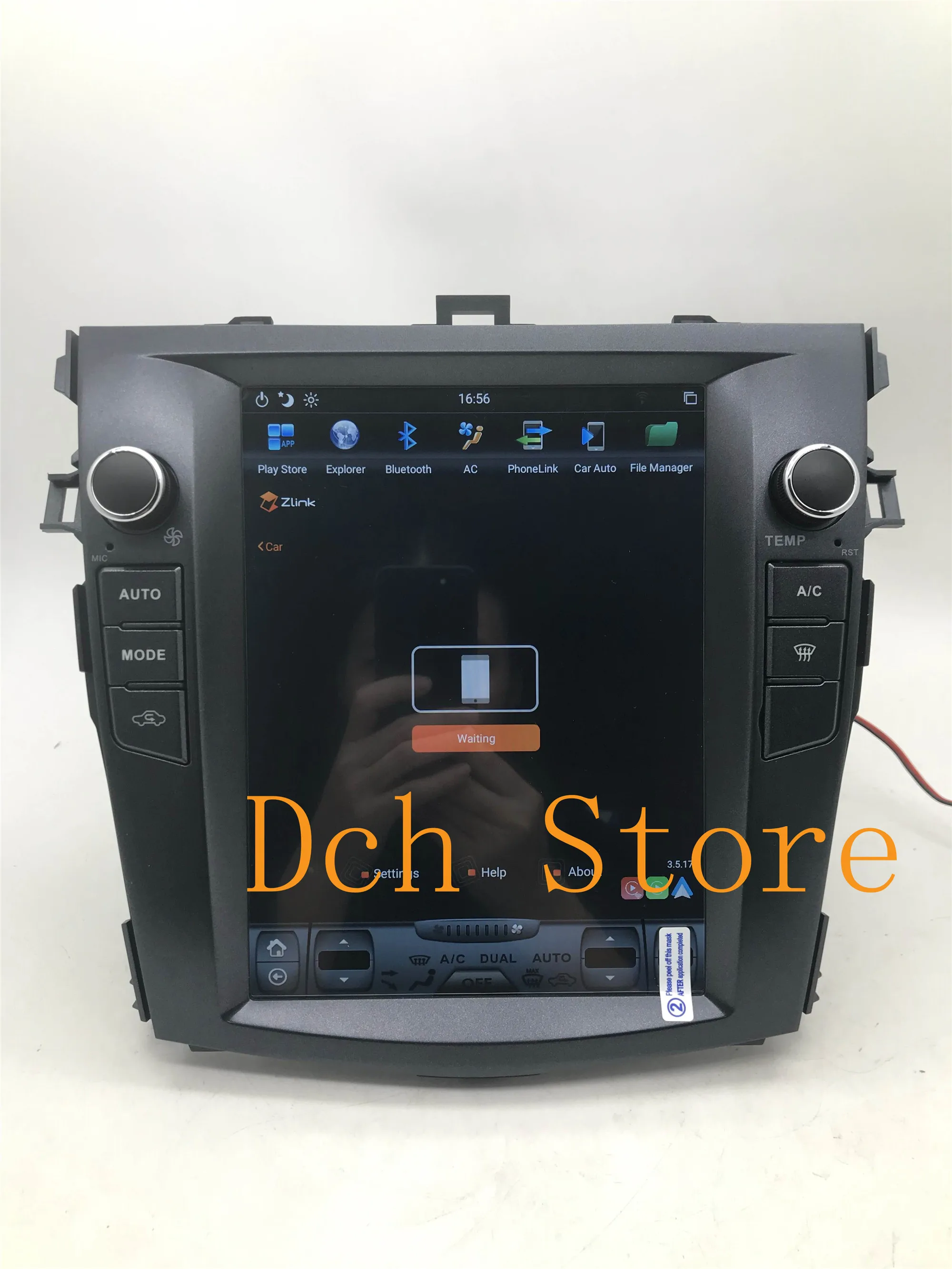 10 4 ''вертикальный экран Tesla стиль Android 9 0 автомобильный DVD GPS для Toyota Corolla 2006 2007 2008