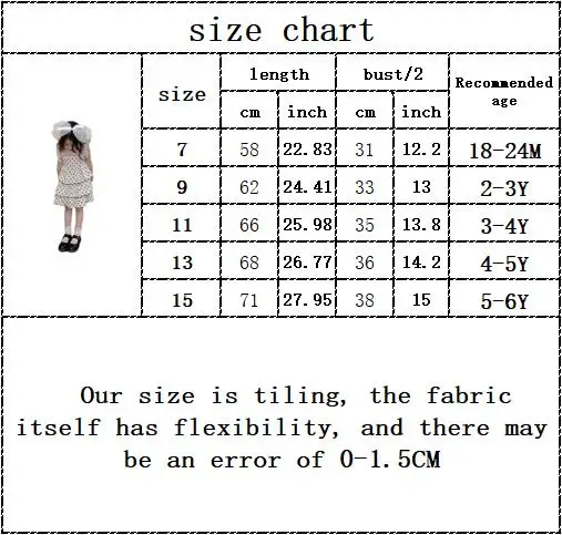 

Summer Kids Baby Girls Fly Sleeve Dot Tiered Knee-length Layered Dresses Toddler Children Cute Clothes 18M-6Y