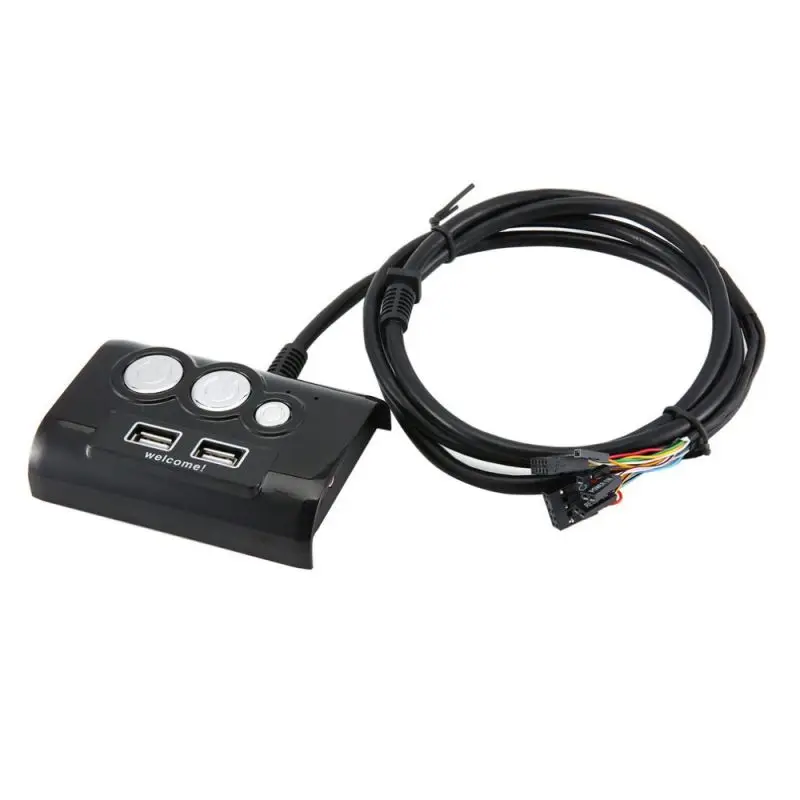 Чехол для настольного компьютера ПК источник питания кнопка